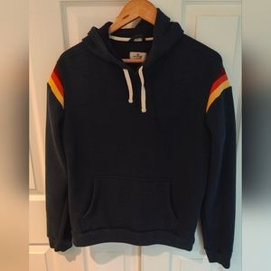 Marine Layer Banks Pullover Hoodie With Pocket Blue Men's Size Medium